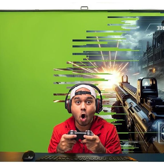 Pixio Large Collapsible Green Screen Backdrop