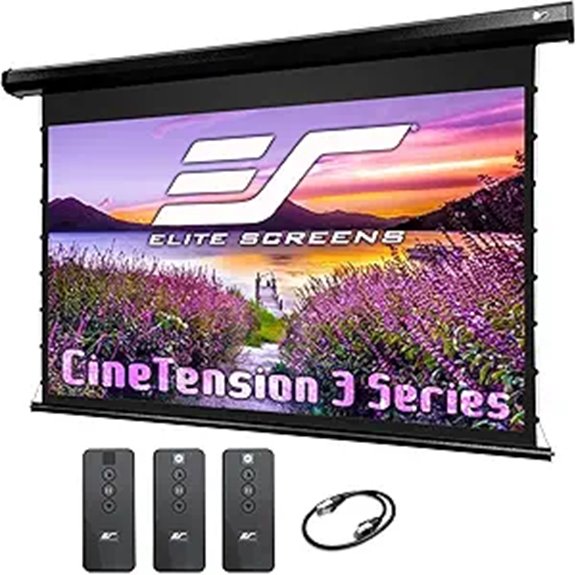 Elite Screens CineTension 3 135-inch Electric Projector Screen