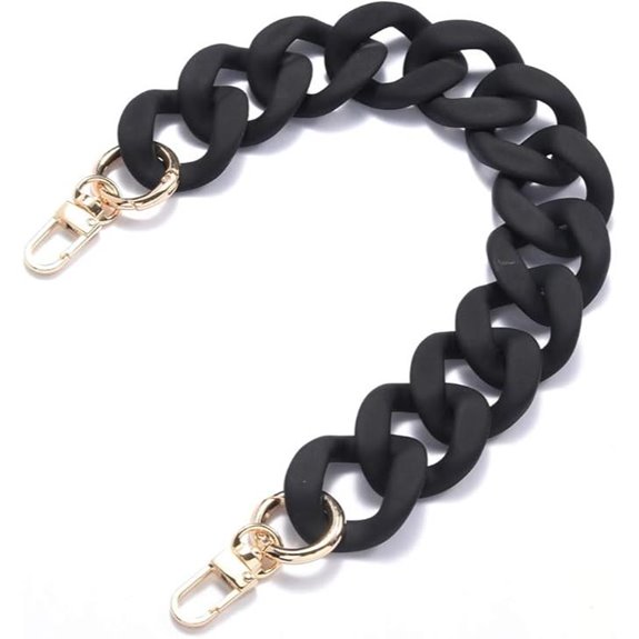 AUMEY Large Flat Chain Strap for Handbags