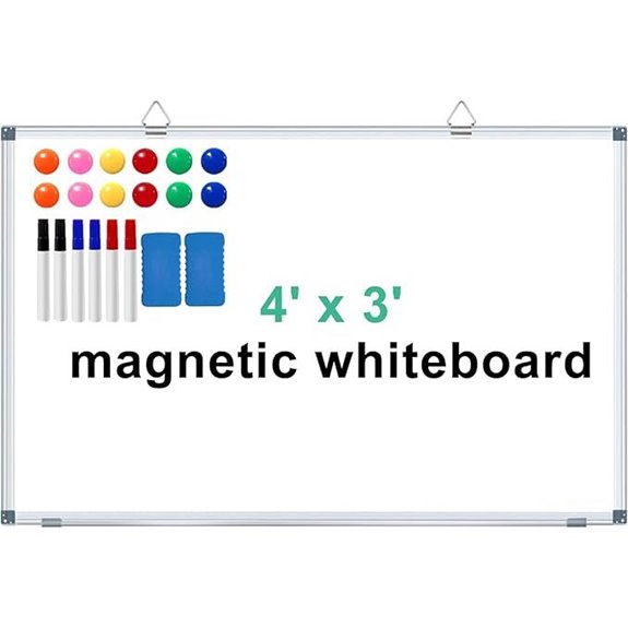 H-Qprobd Large Magnetic Dry Erase Whiteboard Set