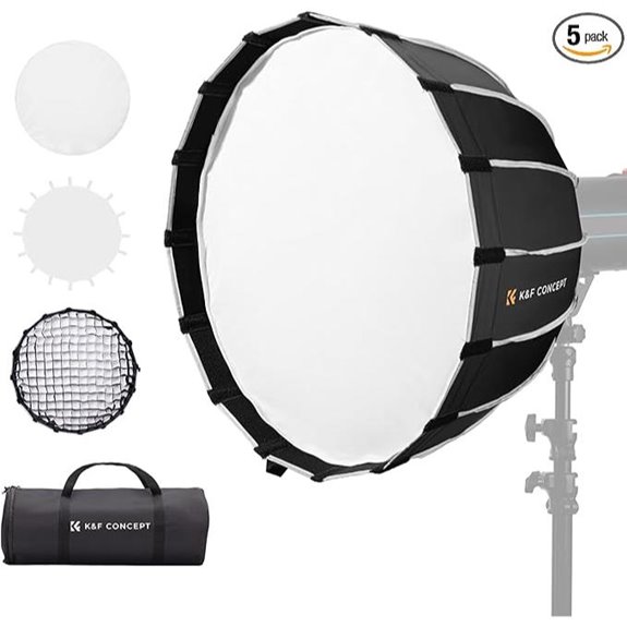 K&F Concept 47” Parabolic Hexadecagon Softbox