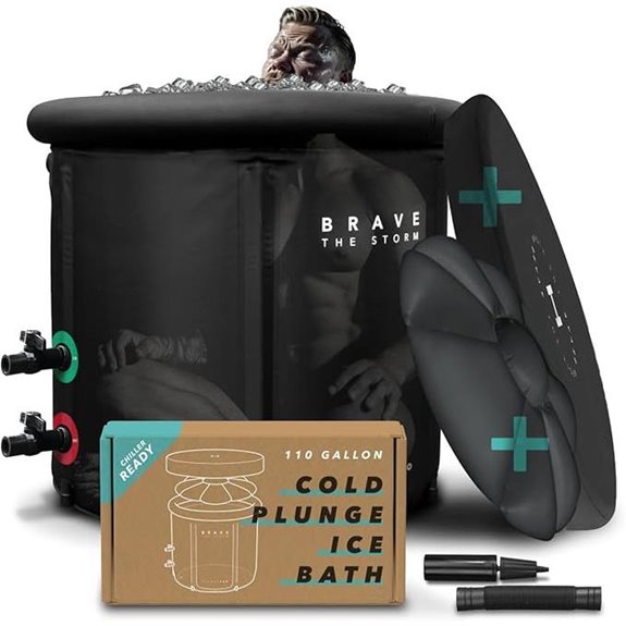 Cold Plunge Tub for Ice Baths - 110 Gal Portable XL