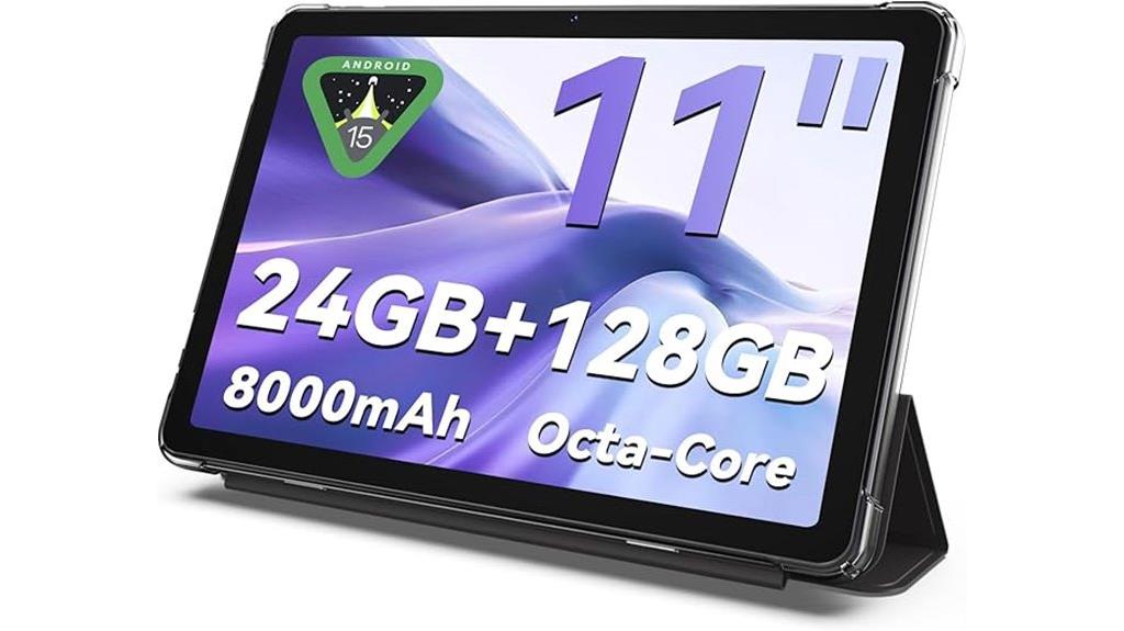 large tablet with extensive ram