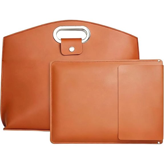 leather laptop sleeve set