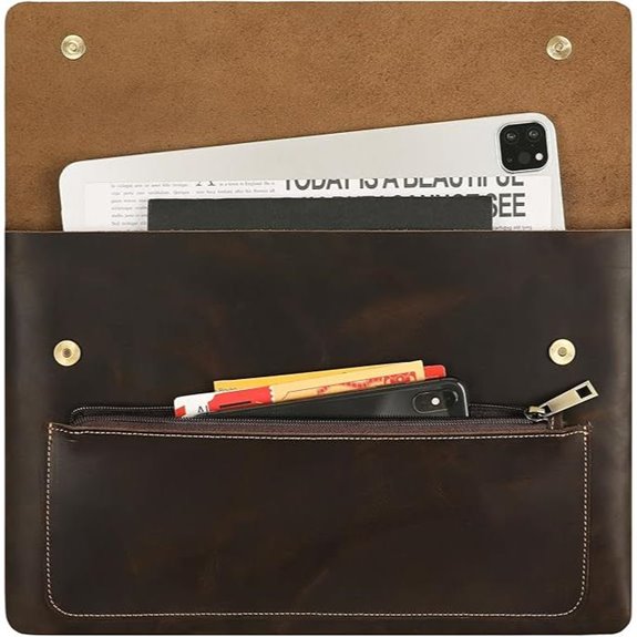 Leather Sleeve for MacBook Pro/Air 13-15-inch