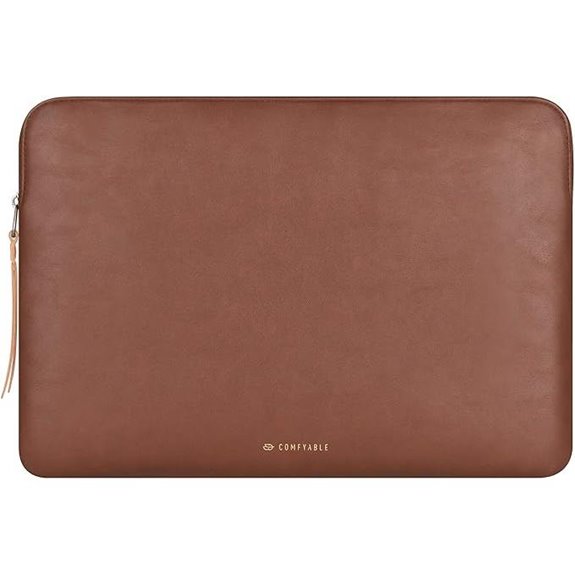 Comfyable Leather Laptop Sleeve for MacBook Pro & Air