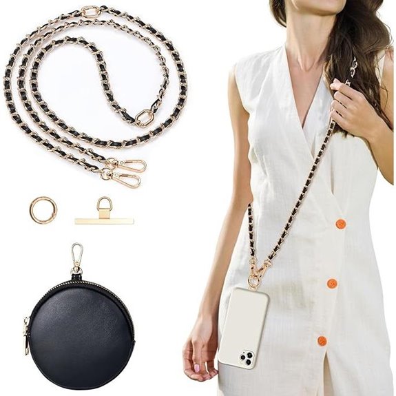 RFID Leather Phone Crossbody Wallet for Women