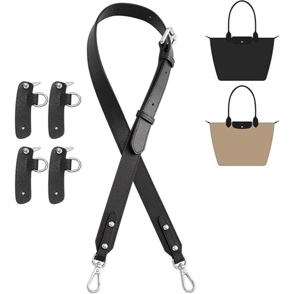 Upgraded Leather Purse Strap for Longchamp Bags