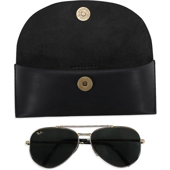 Antiq Leather Sunglasses Case for Men and Women