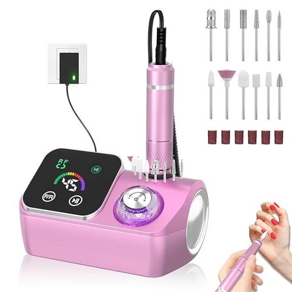 Electric Nail Drill Kit with LED Display