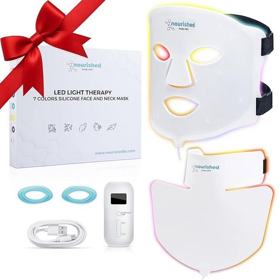 LED Light Therapy Face & Neck Mask