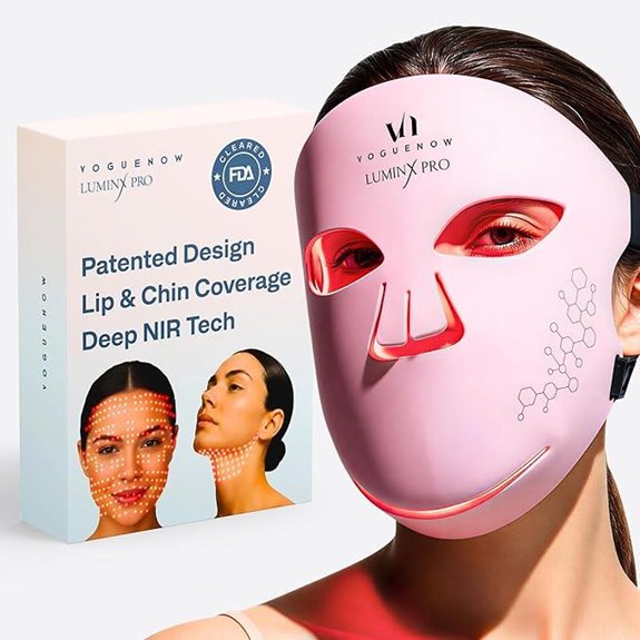 VogueNow LED Light Therapy Mask for Wrinkles & Acne