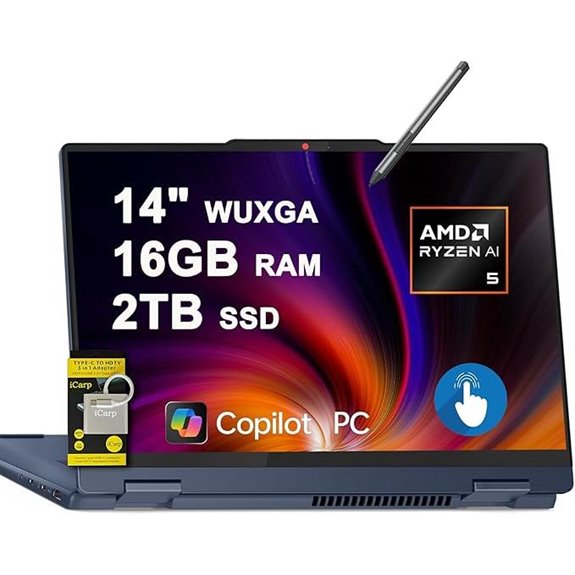 Lenovo IdeaPad Flex 5 2-in-1 Laptop with Ryzen AI