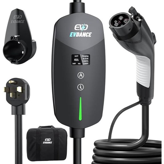 Level 2 EV Charger with 25ft Cable and NEMA 14-50