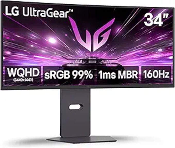 LG 34G600A Ultragear WQHD Curved Gaming Monitor