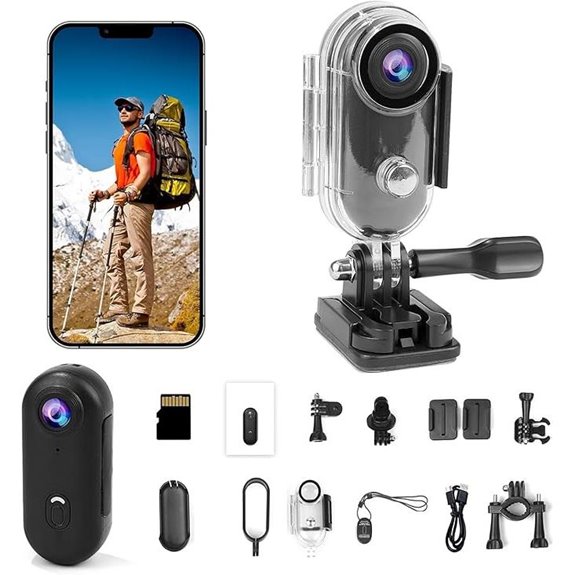 Li&Lu 4K Action Camera with 64G Card