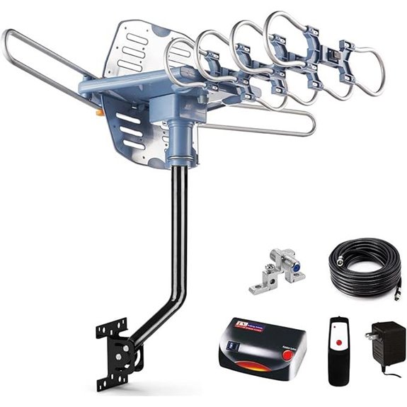 Long Range Outdoor TV Antenna for 2 TVs