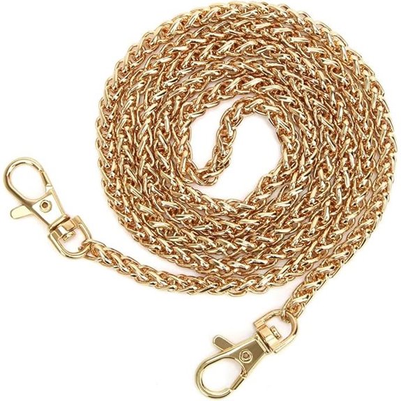 Luxiv Gold Metal Purse Chain for Handbags