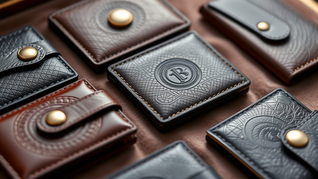 luxury card case selection