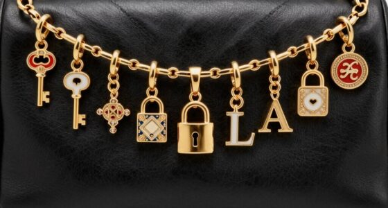 luxury designer bag charms