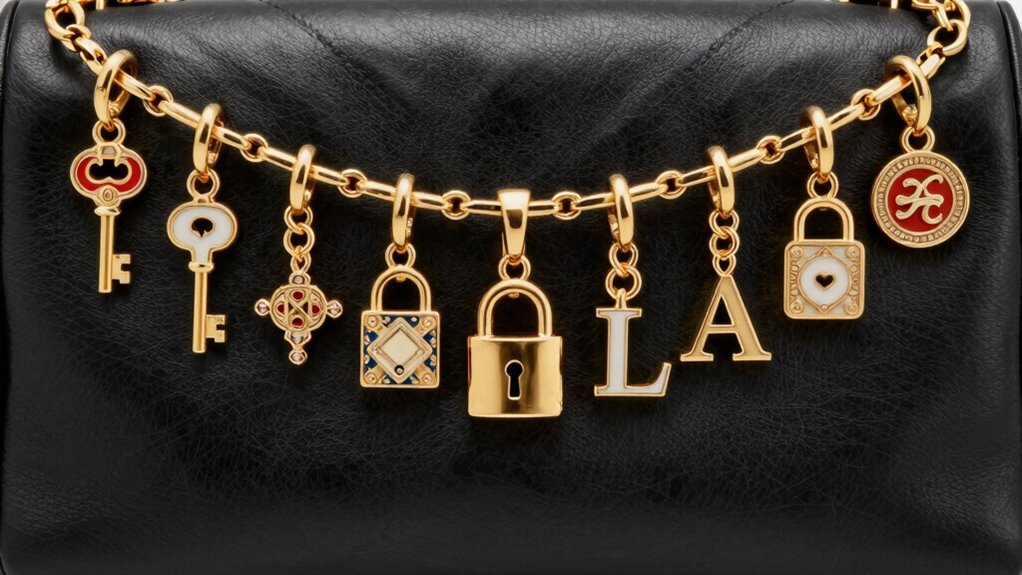 luxury designer bag charms