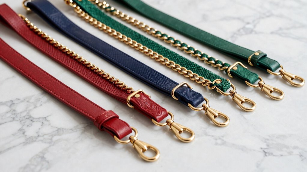 luxury interchangeable bag straps
