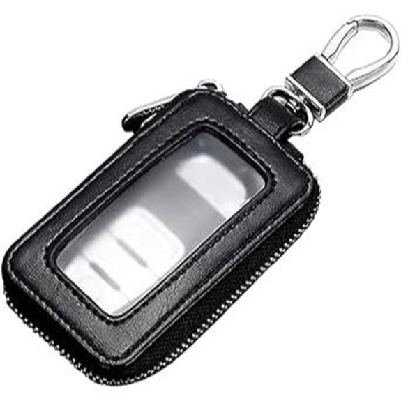 Premium Leather Car Key Fob Case and Holder