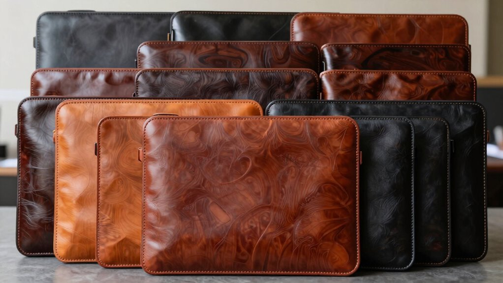 luxury leather laptop sleeves