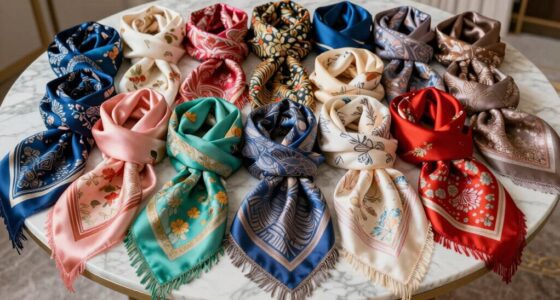 luxury silk scarf collection