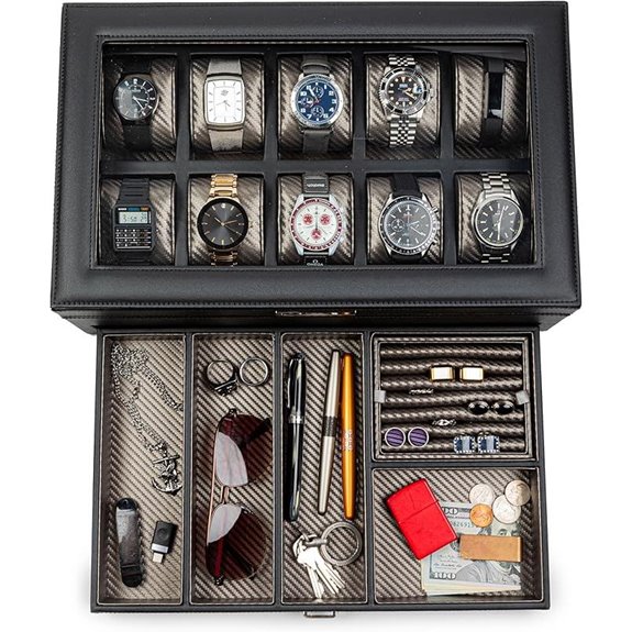 HOUNDSBAY Yachtsman Watch Box & Jewelry Organizer