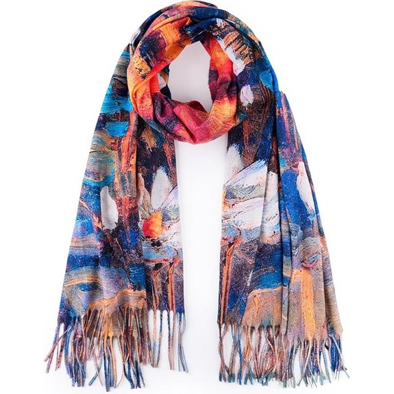 HONGTEYA Cashmere Scarf for Women Winter Wrap