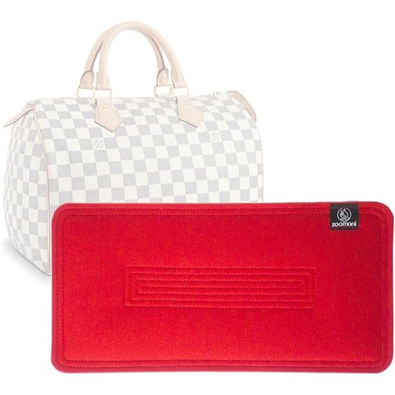 Zoomoni Purse Base Shaper for LV Speedy 30 Handbag Liner Felt