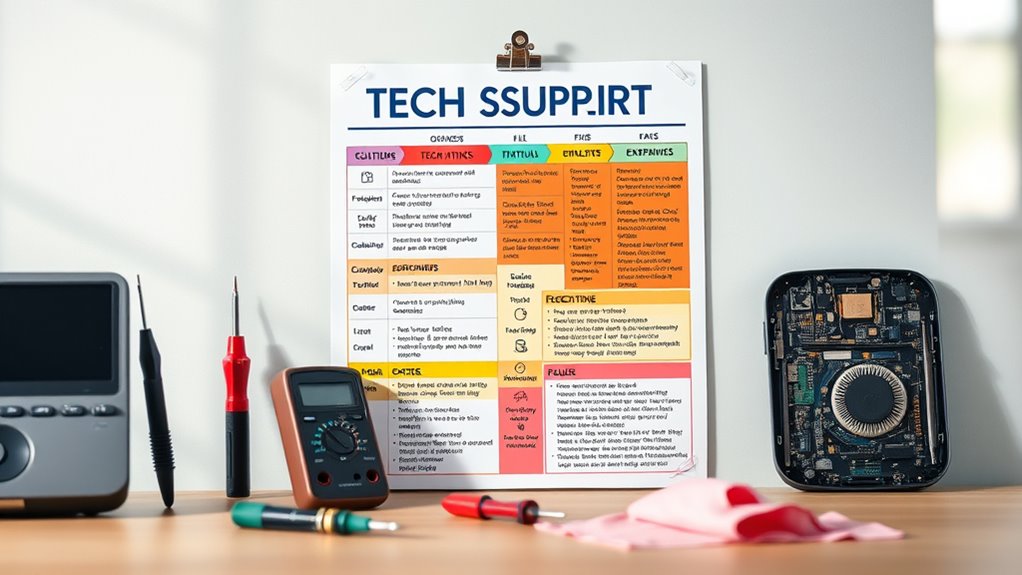 maintain devices with care