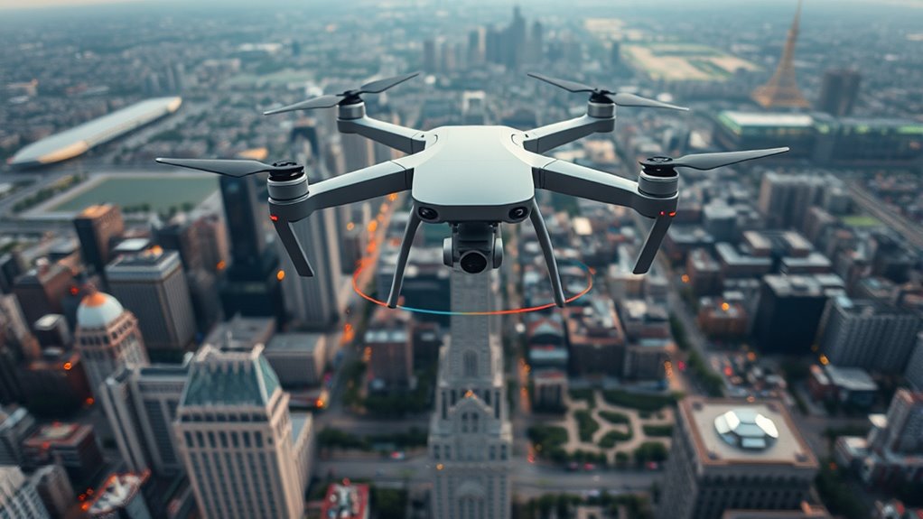 maintain safe flying distances