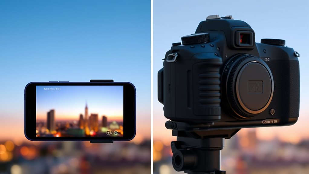 manual camera setting control