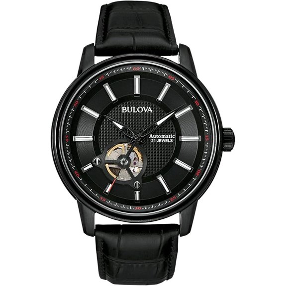 Bulova Men’s Classic Automatic Leather Watch