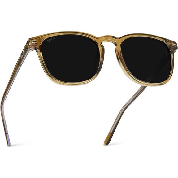 WMP Eyewear - Men's Polarized Modern Rounded Square Sunglasses