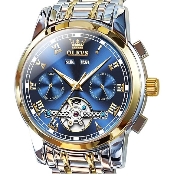 OLEVS Men's Automatic Tourbillon Waterproof Watch