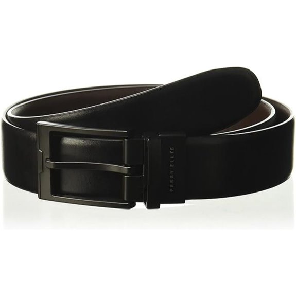Perry Ellis Men's Reversible Leather Belt