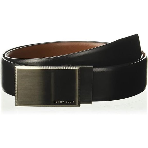 Perry Ellis Men's Leather Reversible Belt