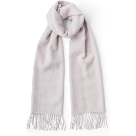 Fishers Finery Men's 100% Pure Cashmere Winter Scarf; 2-Ply Ultra Plush