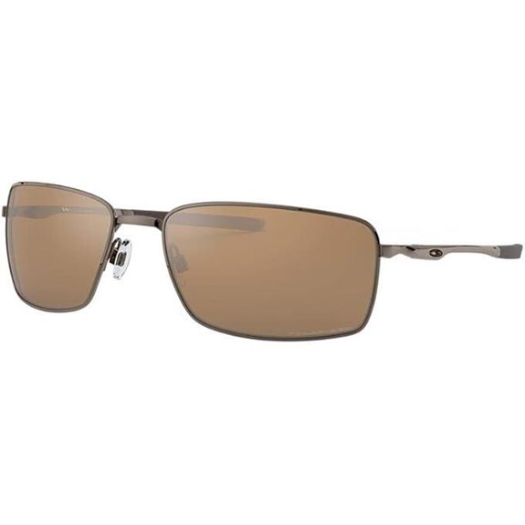 Oakley Men's OO4075 Square Wire Rectangular Metal Sunglasses