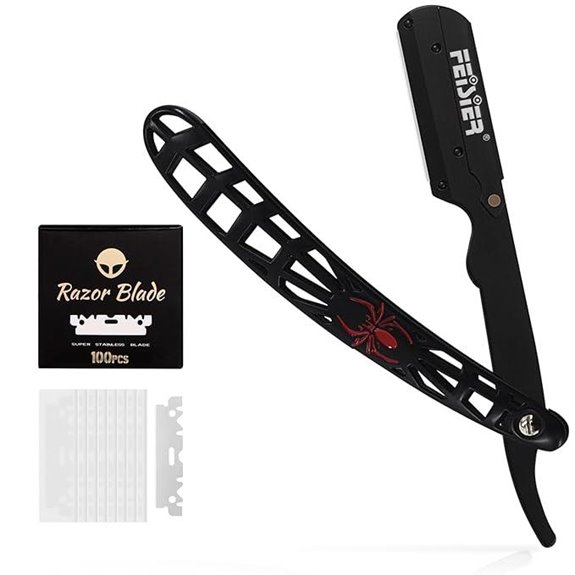 Professional Straight Razor Kit with Blades for Men