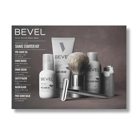 Bevel Men’s Shaving Kit with Razor & Accessories