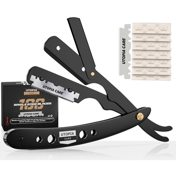 Utopia Care Men’s Straight Razor with Blades
