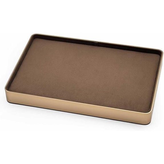 Stackable Metal Jewelry Tray for Watches and Jewelry