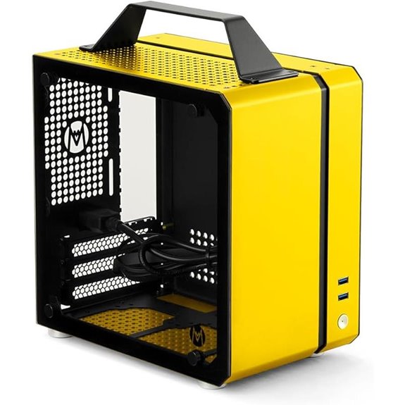 mini itx yellow case