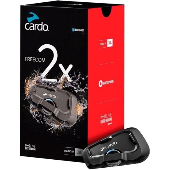 Cardo Freecom 2X Motorcycle Bluetooth Helmet Intercom