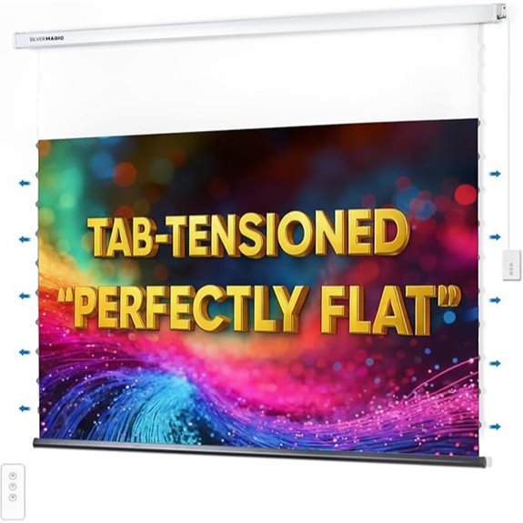 ALR Motorized Projector Screen 120-Inch Gray