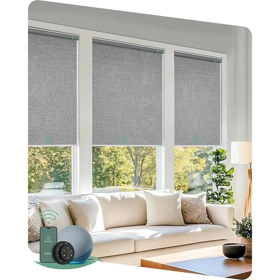Yoolax Motorized Blackout Blinds with Remote